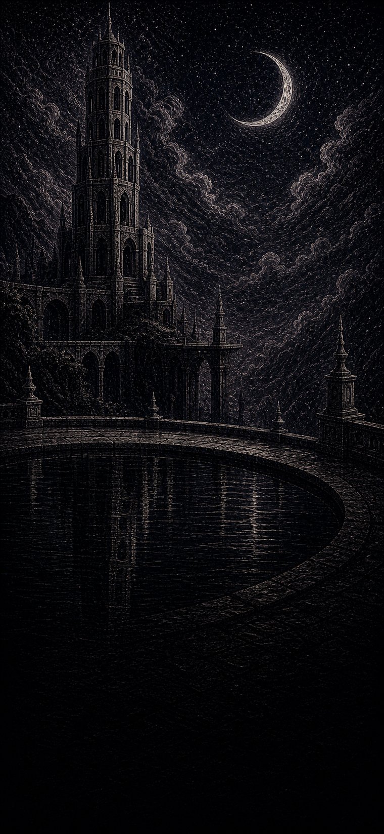 Dreamlike cavern artwork from Void: Eldritch Daily
